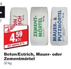 Beton/Estrich im Angebot bei bauSpezi in Erlangen Beton/Estrich Angebote bei bauSpezi Erlangen für 4,59 €