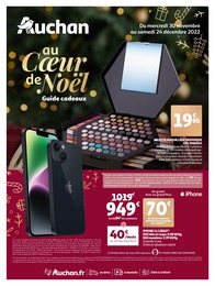 Auchan Hypermarché  Catalogue "Au coeur de Noël", 40 pages, Enghien-les-Bains,  30/11/2022 - 24/12/2022