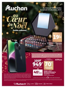 Prospectus Auchan Hypermarché  à Burlats, "Au coeur de Noël", 40 pages de promos valables du 30/11/2022 au 24/12/2022