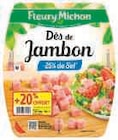 Dés de jambon -25 de sel - FLEURY MICHON dans le catalogue U Express