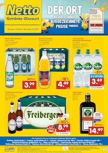 Netto Marken-Discount Prospekt DER ORT, AN DEM DU IMMER AUSGEZEICHNETE PREISE FINDEST. mit 2 Seiten