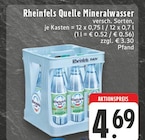 Aktuelles Rheinfels Quelle Mineralwasser Angebot bei EDEKA in Bonn ab 4,69 €