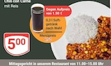 GLOBUS Reichenbach - Chili con Carne mit Reis Angebot im Prospekt Chili con Carne mit Reis bei GLOBUS im Reichenbach Prospekt für 1,50 €