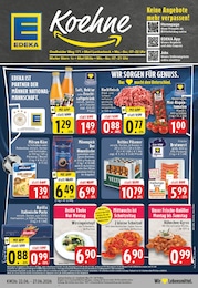 EDEKA Prospekt für Marl mit 24 Seiten EDEKA Prospekt für Marl: "Aktuelle Angebote", 24 Seiten, 22.06.2026 - 27.06.2026