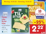 Tilsiter oder Butterkäse von GUTES Land im aktuellen Netto Marken-Discount Prospekt für 2,22 €