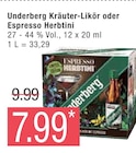 Kräuter-Likör oder Espresso Herbtini von Underberg im aktuellen Marktkauf Prospekt