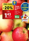 Pomme bicolore Bio à Lidl dans Chantrigné