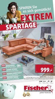 Polstermöbel Fischer Prospekt "EXTREM SPARTAGE" mit  Seiten (Karlsfeld)