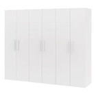 Dressing CICERO blanc 4 caissons - H. 200 x L. 240 x P. 55 cm en promo chez Brico Dépôt Le Havre à 270,00 €