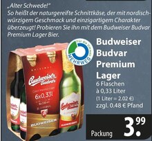 Budweiser Budvar Premium Lager bei famila Nordost in Stade Budweiser Budvar Premium Lager im Angebot bei famila Nordost Stade für 3,99 €