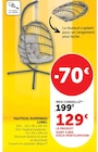 Fauteuil suspendu lunel en promo chez Super U Marseille à 129,00 €