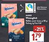 Winterglück Angebote von Manner bei ALDI SÜD Krefeld für 1,79 €