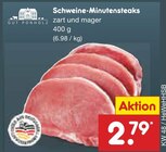 Aktuelle Schweinefleisch Angebote bei Netto Marken-Discount in Lübeck Aktuelles Schweine-Minutensteaks Angebot bei Netto Marken-Discount in Lübeck ab 2,79 €
