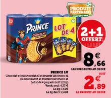 Super U Auchel - PRINCE LU Promo PRINCE LU dans le catalogue Super U Des prix qui tombent vraiment bien ! à Auchel