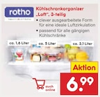 Aktuelles Kühlschrankorganizer 'Loft', 3-teilig Angebot bei Netto Marken-Discount in Augsburg ab 6,99 €
