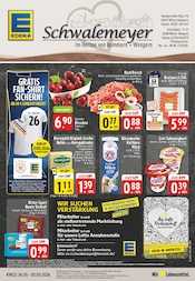 Bratwurst im EDEKA Prospekt in Witten Aktueller EDEKA Prospekt mit Bratwurst, "Aktuelle Angebote", Seite 1