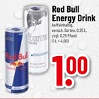 Energy Drink im Angebot bei Trinkgut in Rüsselsheim Energy Drink Angebote von Red Bull bei Trinkgut Rüsselsheim für 1,00 €
