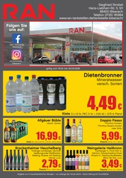 Aktueller RAN Tankstellen Prospekt für Eberhardzell: RAN mit 2} Seiten, 16.04.2026 - 30.04.2026