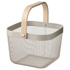 Korb graubeige von RISATORP für 9,99 € bei IKEA im Angebot Korb graubeige von RISATORP im aktuellen IKEA Prospekt