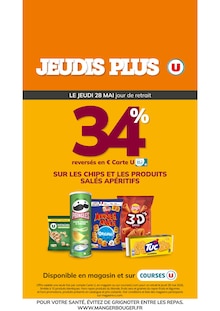 Catalogue U Express de la semaine 22, "JEUDIS PLUS", page 1, 26/05/2026 - 28/05/2026 Prospectus U Express en cours, "JEUDIS PLUS", page 1 sur 1
