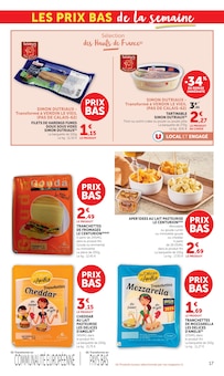 Promotion Cheddar dans le prospectus Super U, valable du 01/09/2026 au 13/09/2026 Promo Cheddar dans le catalogue Super U du moment à la page 17