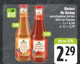 Curry Gewürz Ketchup Angebote von Alnatura bei EDEKA Ansbach für 2,29 €