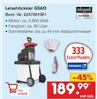 Leisehäcksler GS60 von scheppach im aktuellen Netto Marken-Discount Prospekt für 189,99 €