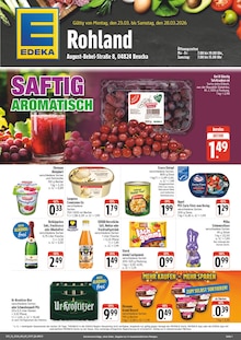 EDEKA Prospekt Wir lieben Lebensmittel! mit 4 Seiten