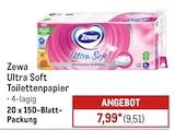 Ultra Soft Toilettenpapier von Zewa im aktuellen METRO Prospekt für 9,51 €