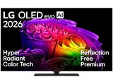 55 Zoll OLED Fernseher im MediaMarkt Saturn Prospekt OLED55G66LS OLED evo TV G6 (Flat, 55 Zoll / 139 cm, 4K, SMART TV) von LG im aktuellen MediaMarkt Saturn Prospekt für 2.169,00 €