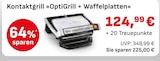 Kontaktgrill OptiGrill + Waffelplatten im EDEKA Prospekt Kontaktgrill OptiGrill + Waffelplatten von Tefal im aktuellen EDEKA Prospekt für 124,99 €
