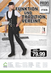 RHG Baucentrum Baumarkt Prospekt der aktuellen Woche mit 2 Seiten, gültig von 05.06.2025 bis 30.06.2025, in Niederwürschnitz und Umgebung Aktueller RHG Baucentrum Baumarkt Prospekt in Niederwürschnitz und Umgebung, "Aktuelles für Profi-Kunden - FHB" mit 2 Seiten, 05.06.2025 - 30.06.2025