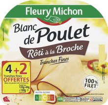 Petit Casino Toulouse - Blanc de poulet rôti à la broche Promo Blanc de poulet rôti à la broche dans le catalogue Petit Casino "# prêts à déjeuner au soleil ?" à Toulouse