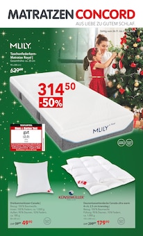 Aktueller Matratzen Concord Prospekt "AUS LIEBE ZU GUTEM SCHLAF" Seite 1 von 9 Seiten