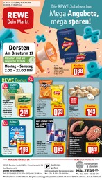 REWE Prospekt "Dein Markt" für Dorsten, 31 Seiten, 22.09.2025 - 27.09.2025