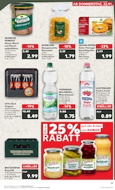 Aktueller Kaufland Prospekt mit Mineralwasser, "KNÜLLER", Seite 21