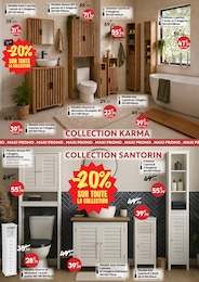 Prix et réduction Salle De Bain dans le prospectus Maxi Bazar en cours Offre Salle De Bain dans le catalogue Maxi Bazar du moment à la page 15
