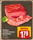 Leichter Genuss Rohschinken im Angebot bei REWE in Norderstedt Leichter Genuss Rohschinken Angebote von Abraham bei REWE Norderstedt für 1,79 €