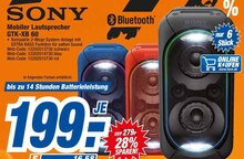 Handy von Sony im aktuellen HEM expert Prospekt Mobiler Lautsprecher GTK-XB 60 von Sony für 199,00 € bei HEM expert im Angebot