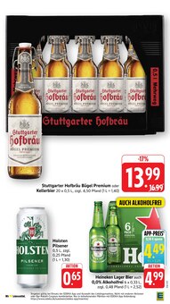 Bier im EDEKA Prospekt "Aktuelle Angebote" mit 52 Seiten (Stuttgart)