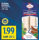 Thüringer Rostbratwurst im diska Prospekt Thüringer Rostbratwurst von Die Thüringer im aktuellen diska Prospekt für 1,99 €