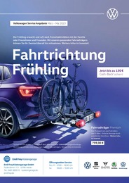 Volkswagen Prospekt für Heide mit 1 Seite Volkswagen Prospekt für Heide: Fahrtrichtung Frühling, 1 Seite, 01.03.2023 - 31.05.2023