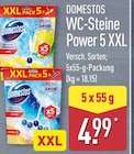 WC-Steine Power 5 XXL Lime von Domestos im aktuellen ALDI Nord Prospekt
