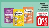 Katzensnack im EDEKA Prospekt Katzensnack von whiskas im aktuellen EDEKA Prospekt für 0,99 €