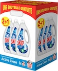 LESSIVE LIQUIDE ACTIVE CLEAN X40 LAVAGES - SKIP en promo à 18,99 € chez Netto LESSIVE LIQUIDE ACTIVE CLEAN X40 LAVAGES - SKIP dans le catalogue Netto
