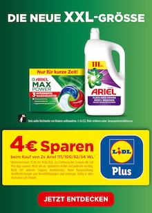 Ariel Prospekt Die Neue XXL-Größe mit  Seite in Zielitz und Umgebung