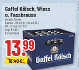 Kölsch, Wiess o. Fassbrause bei Trinkgut im Prospekt "" für 13,99 €