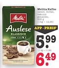 Auslese Klassisch im Angebot bei E center in Wiesbaden Auslese Klassisch Angebote von Melitta bei E center Wiesbaden für 5,99 €