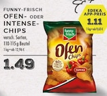 Ofen-Chips im Angebot bei EDEKA in Dinslaken Ofen-Chips Angebote von funny-frisch bei EDEKA Dinslaken für 1,11 €