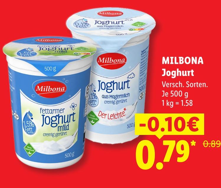 Fettarmer Joghurt mild